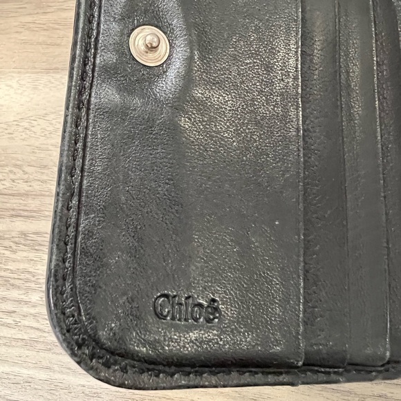 EUC Chloé Paddington Wallet - Black Pebbled Leather - Picture 11 of 14